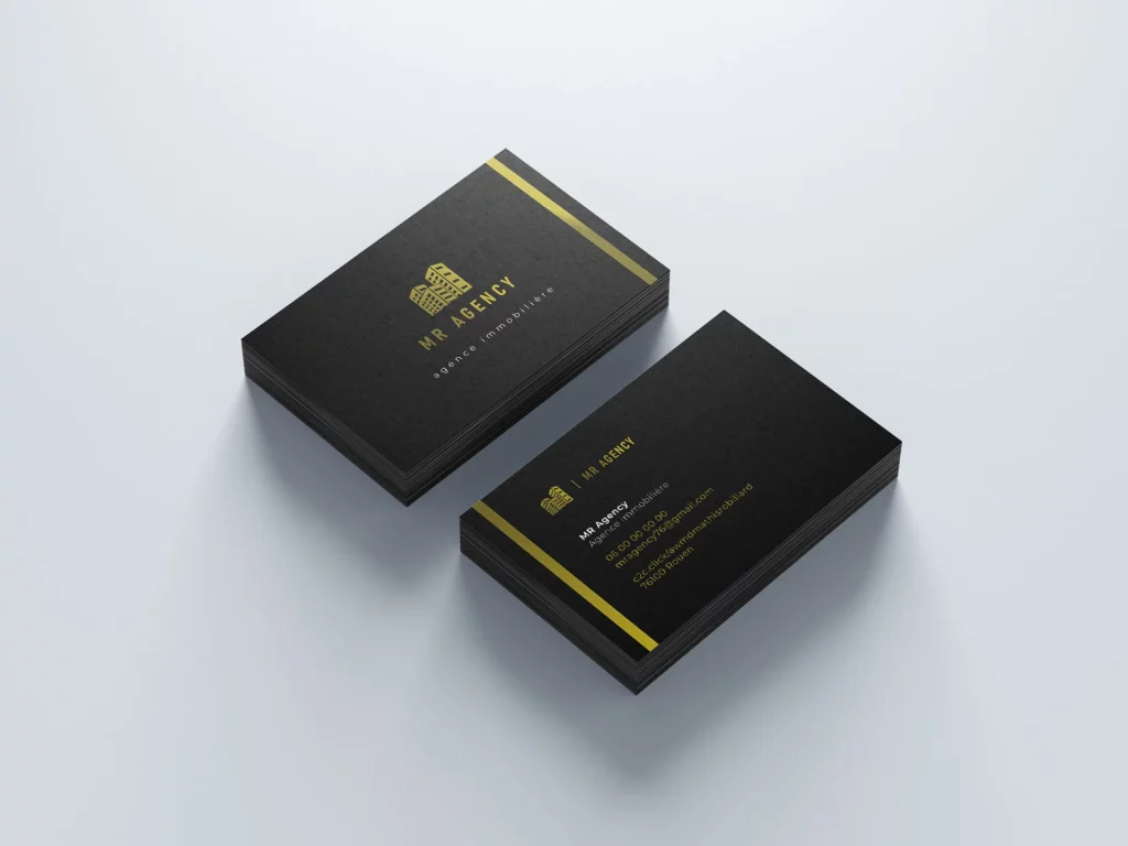 print carte de visite design portfolio mathisrb
