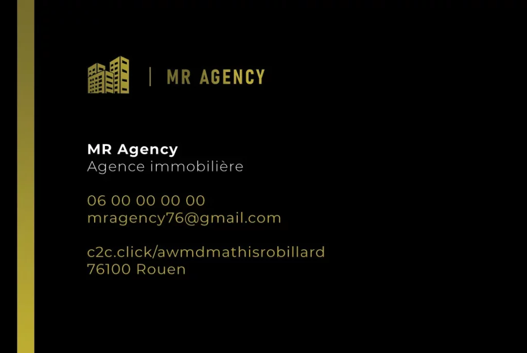 print carte de visite mr agency mathisrb