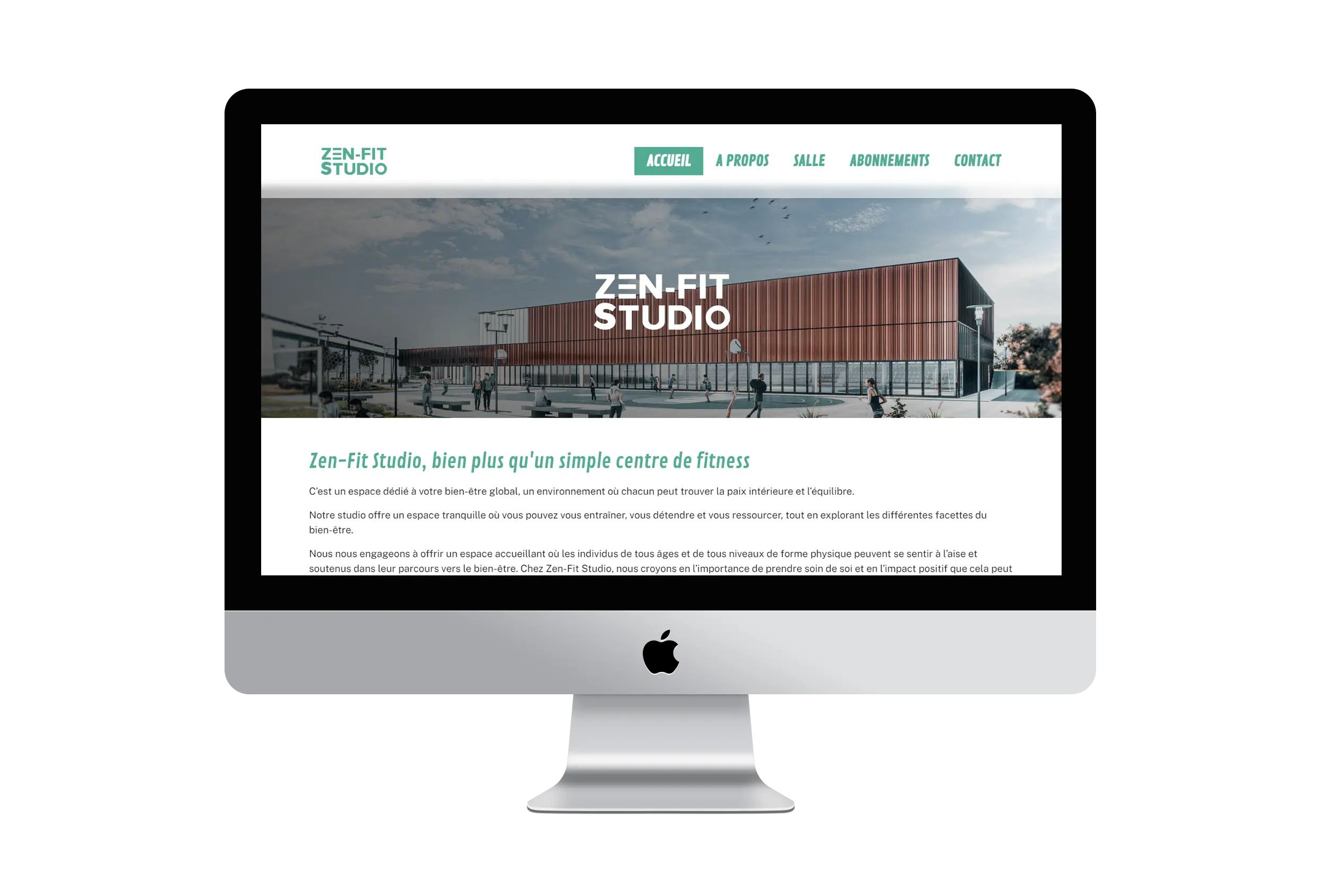 site internet zen-fit studio mathisrb
