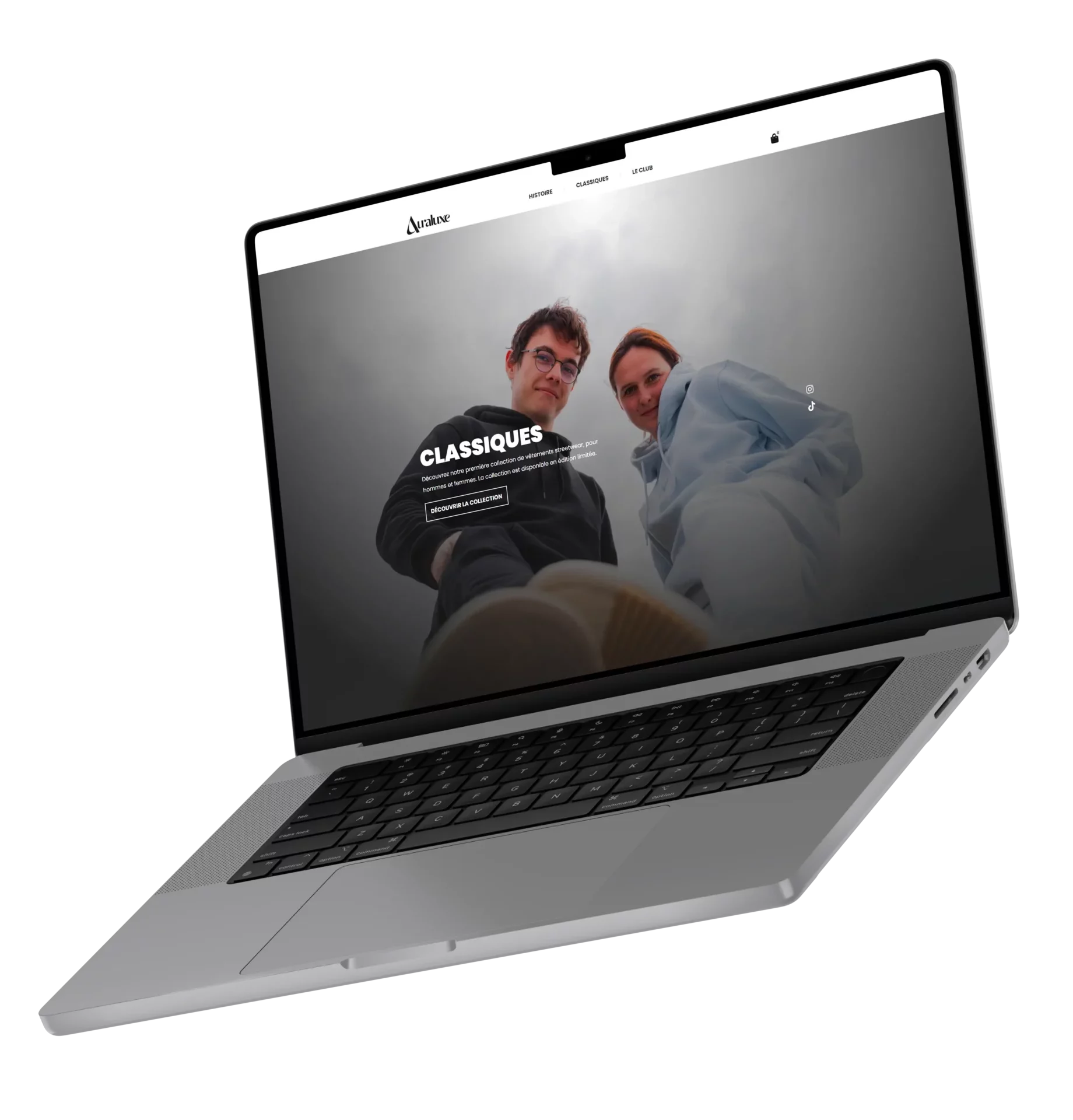 accueil auraluxe mathisrb site internet