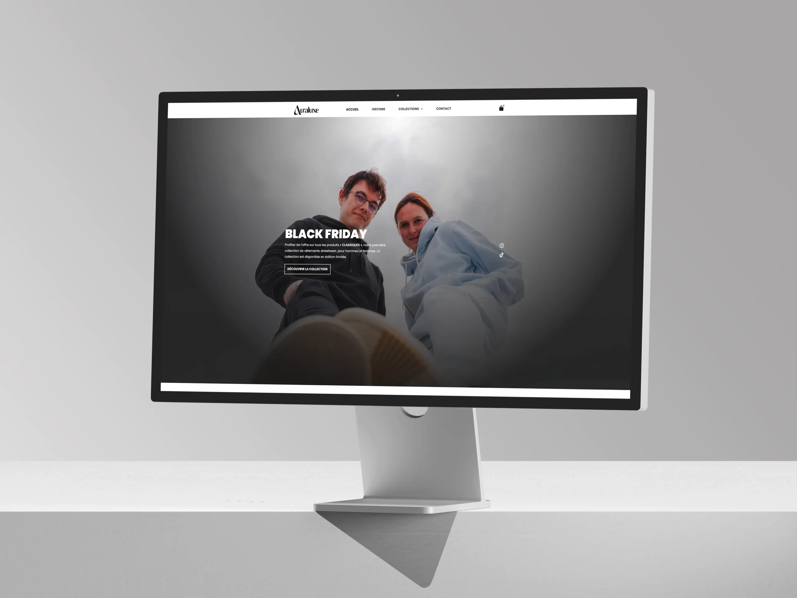 site internet pages auraluxe mathisrb