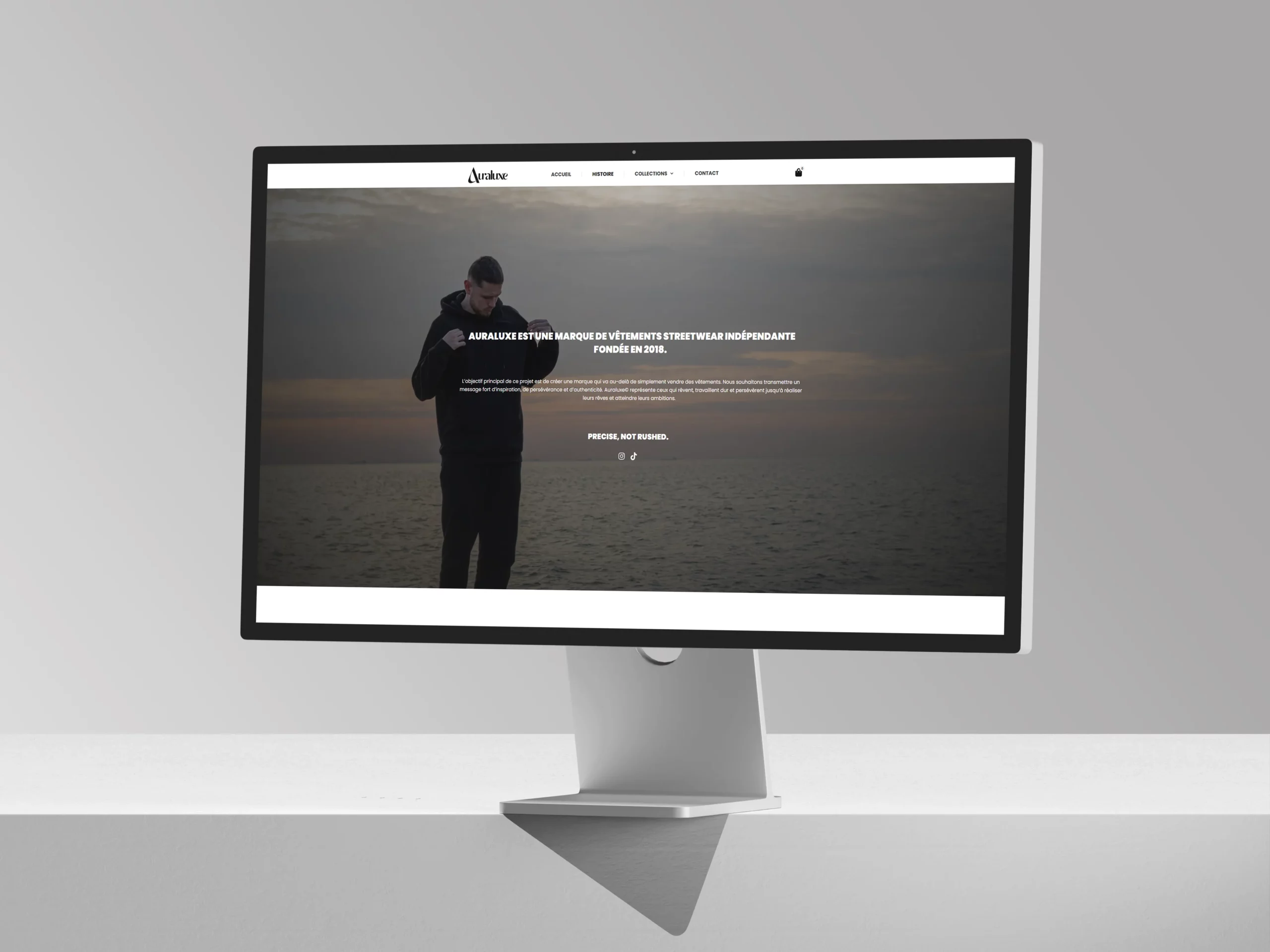 site internet pages auraluxe mathisrb